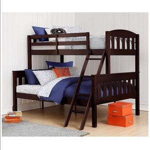 A twin over full size bunk bed brand new